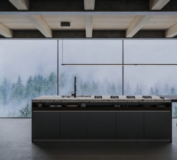 Beton gebruiken voor de robuuste keuken